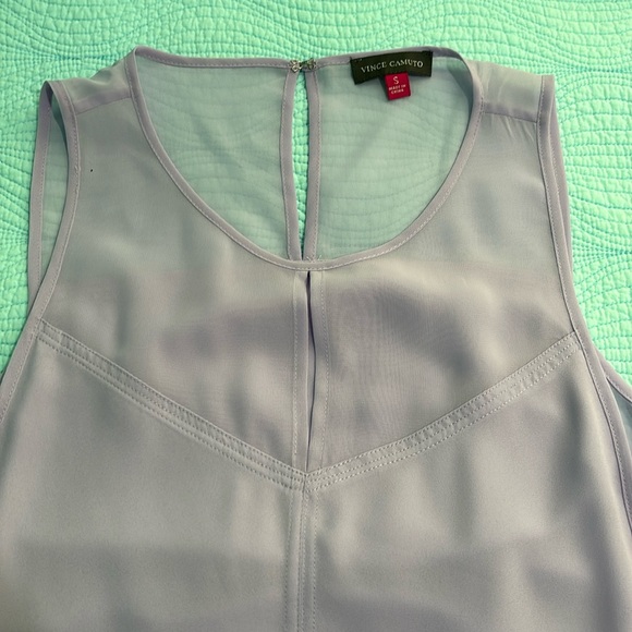 Vince camuto purple sheer panel top - Picture 5 of 13